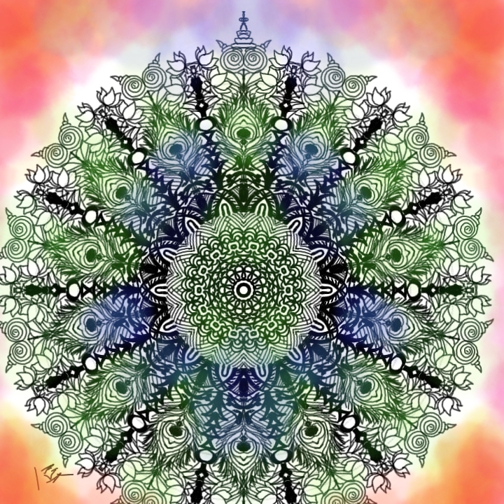 Mandala Art, Sculptures, Indian Architecture - relations